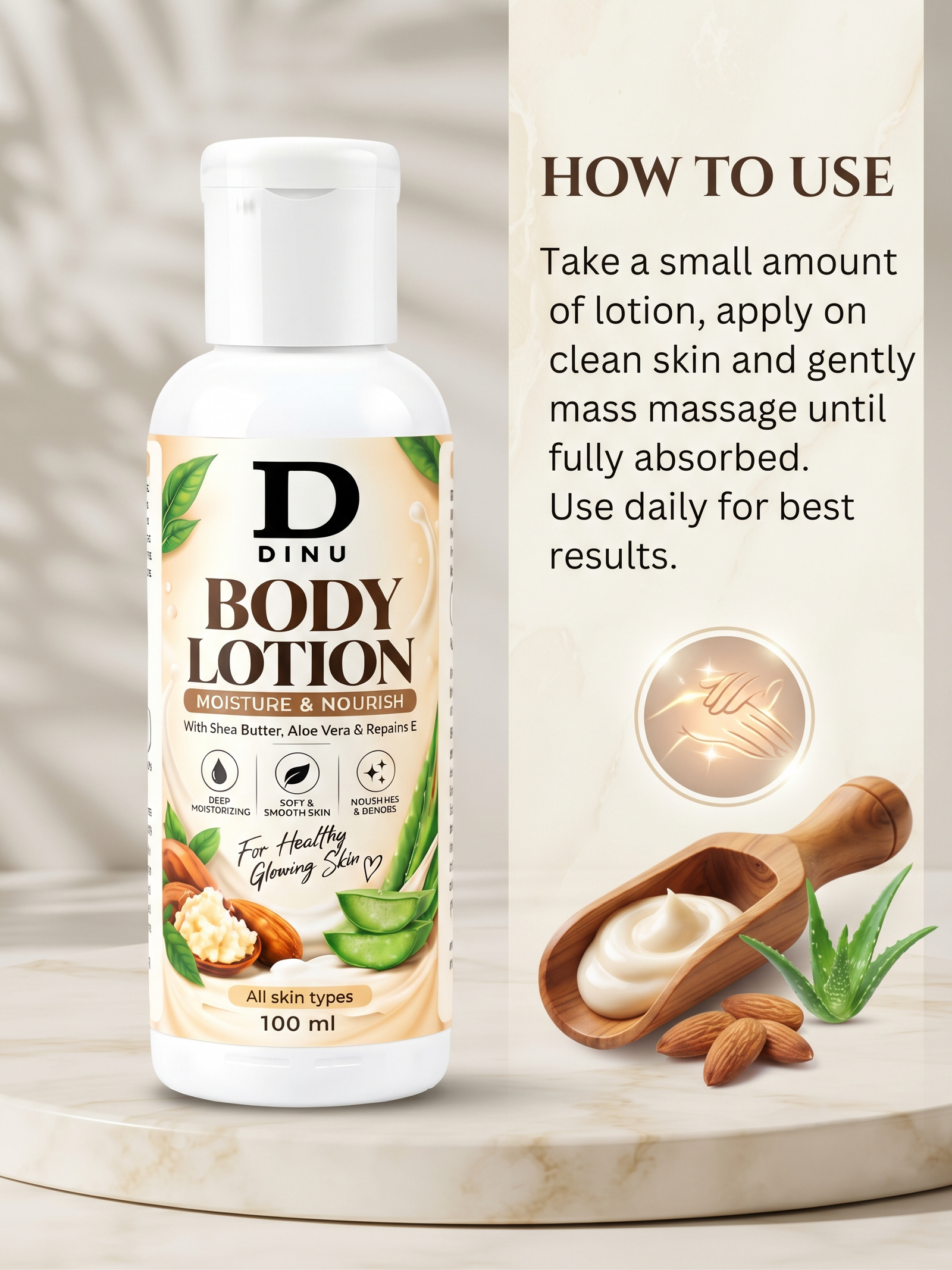 DINU BODY LOTION (100ml) - Image 4